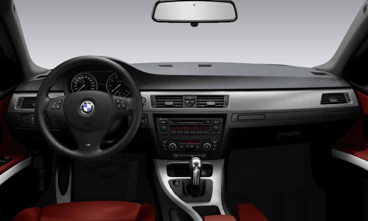 Interior of BMW 330xd (E92), VIN WBAWC91010PW61531