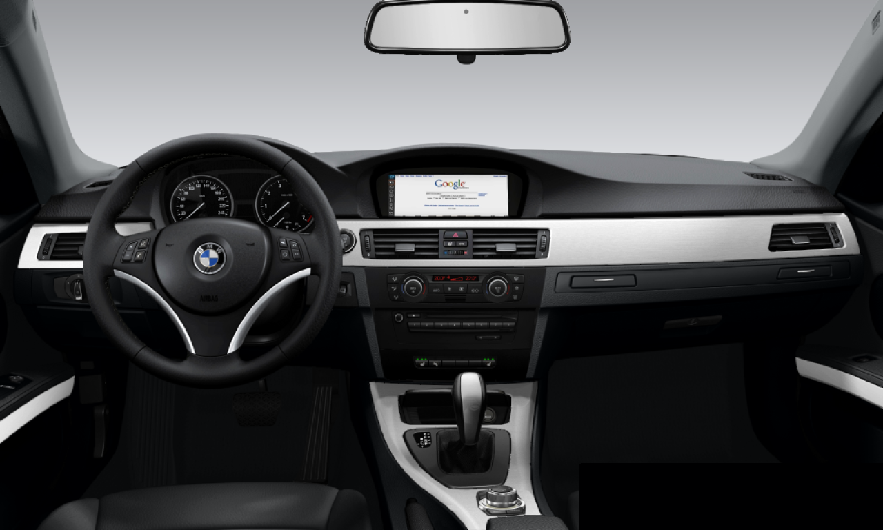 Interior of BMW 320d (E92), VIN WBAWD11010P359283