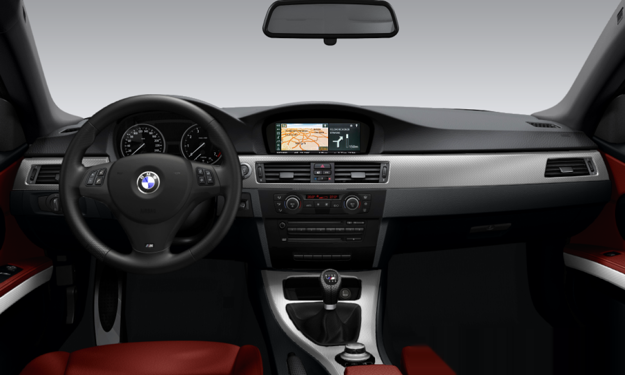 Interior of 2008 BMW 320d (E92), VIN WBAWD11010PW08620