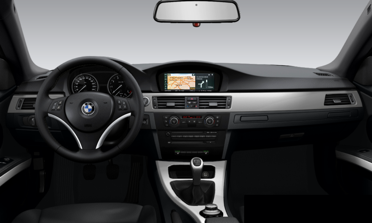 Interior of 2008 BMW 320d (E92), VIN WBAWD11010PW12246