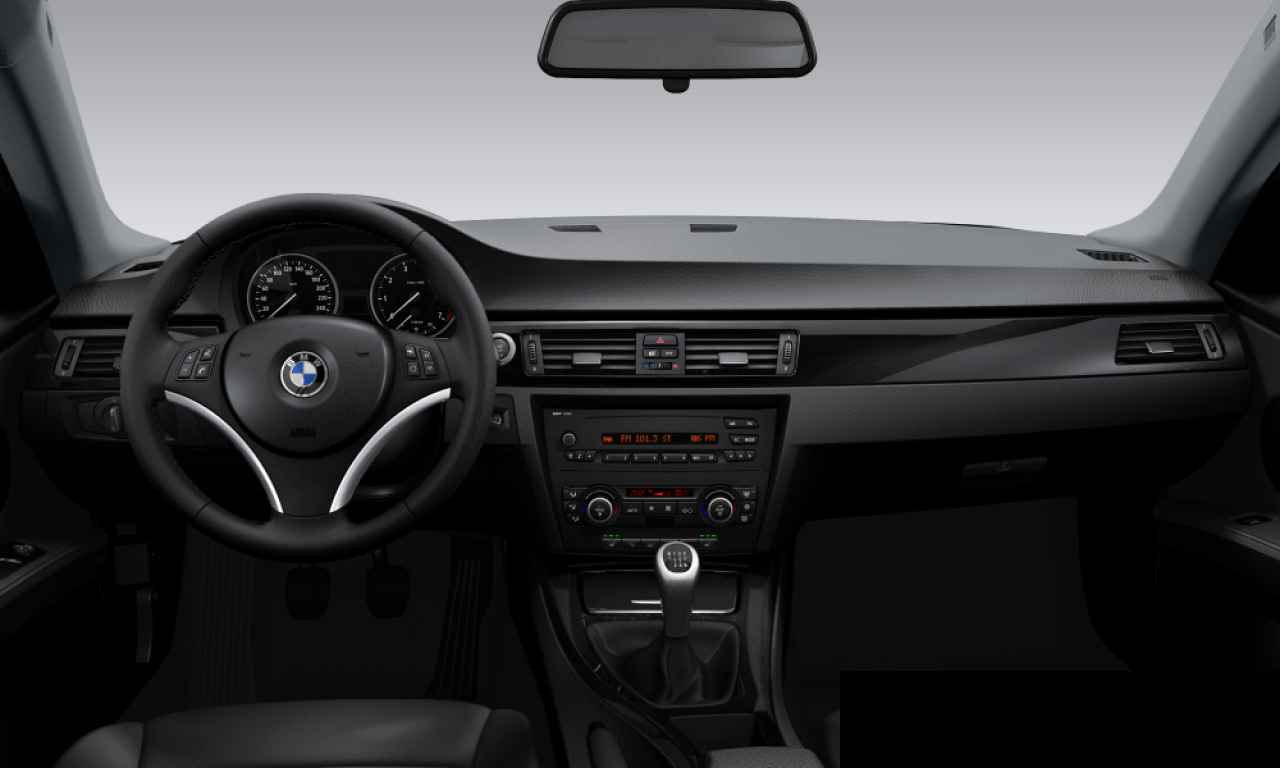 Interior of 2007 BMW 320d (E92), VIN WBAWD11020PW00042