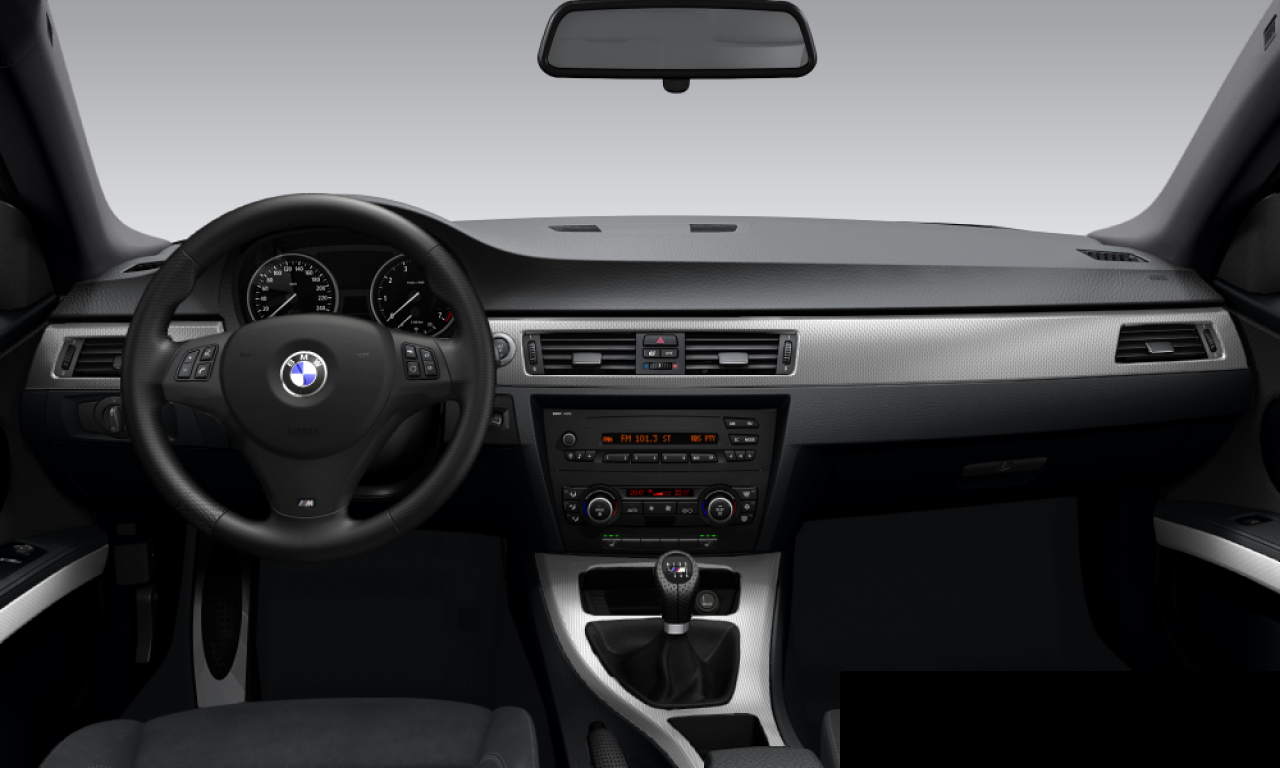 Interior of BMW 320d (E92), VIN WBAWD11020PW12613