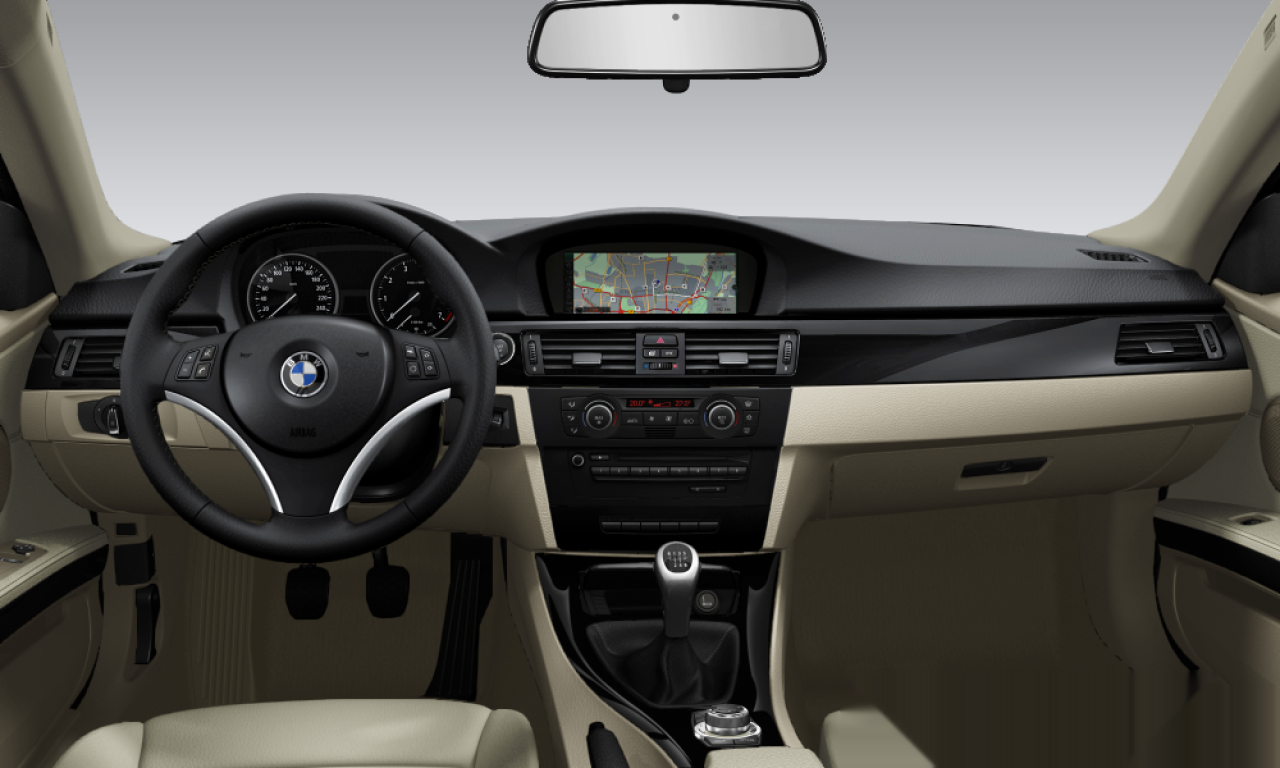 Interior of BMW 320d (E92), VIN WBAWD11020PW21960