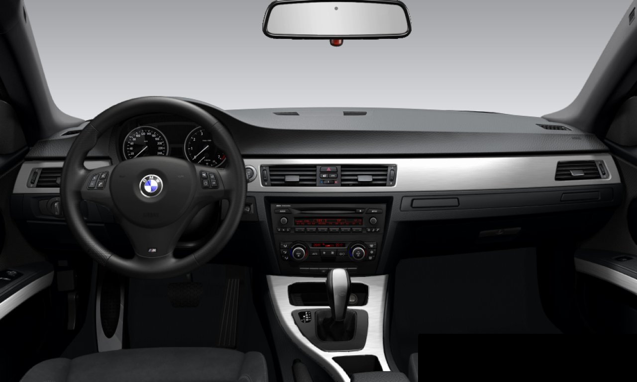 Interior of 2008 BMW 320d (E92), VIN WBAWD11030P197429