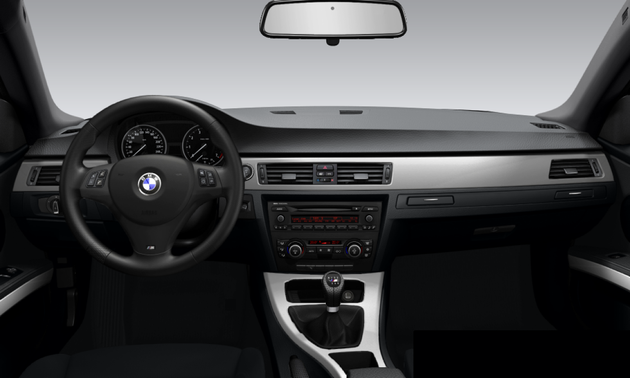 Interior of 2009 BMW 320d (E92), VIN WBAWD11030P486830