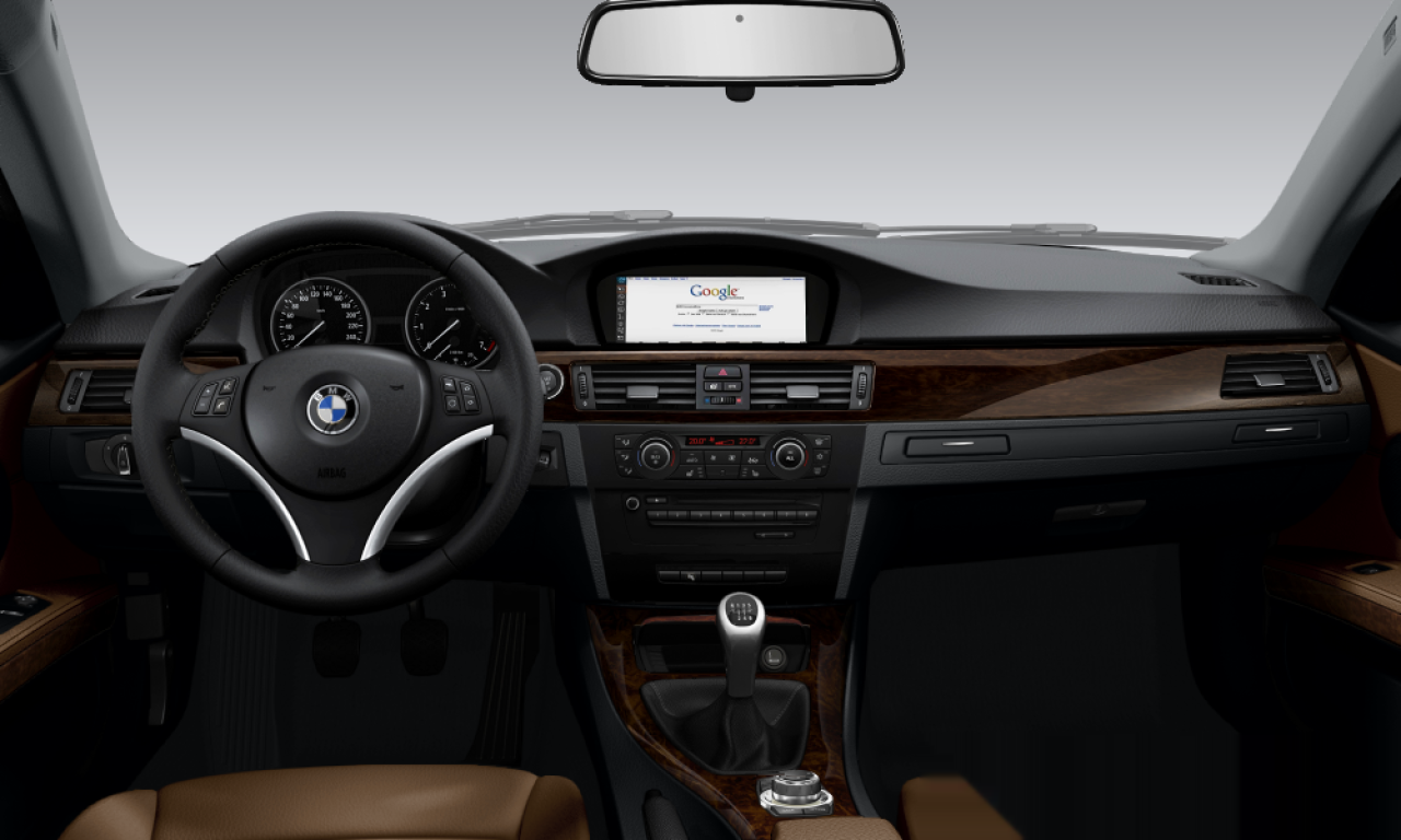 Interior of 2010 BMW 320d (E92), VIN WBAWD11030P488349