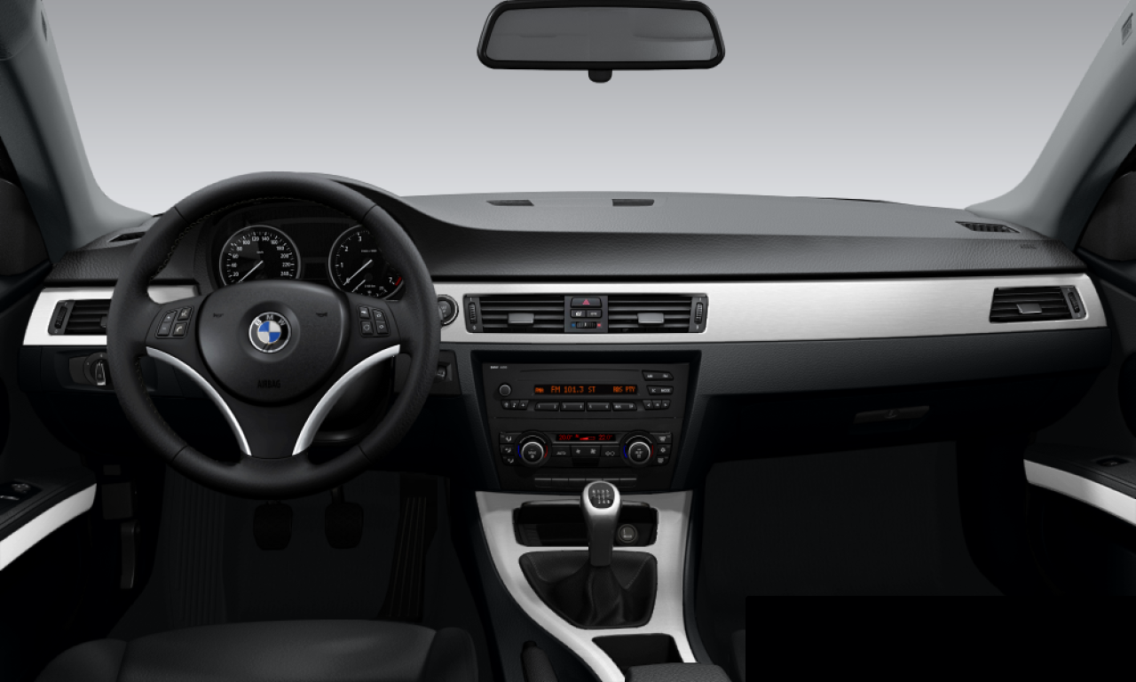 Interior of 2008 BMW 320d (E92), VIN WBAWD11060PW14039