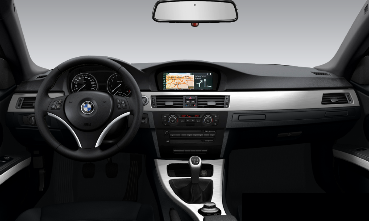 Interior of 2007 BMW 320d (E92), VIN WBAWD11080PW06928
