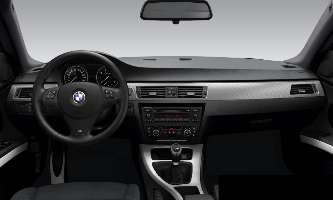 Interior of 2008 BMW 320d (E92), VIN WBAWD110X0PW12990