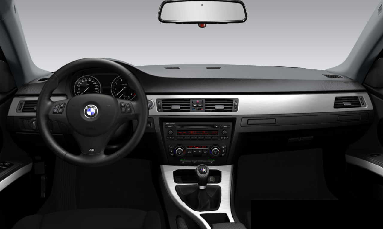 Interior of 2007 BMW 325d (E92), VIN WBAWD31010PA95366