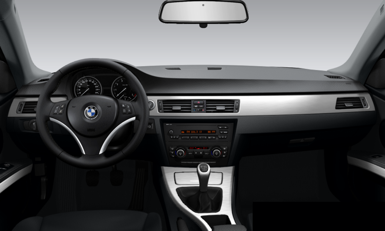 Interior of BMW 325d (E92), VIN WBAWD31020PA95473