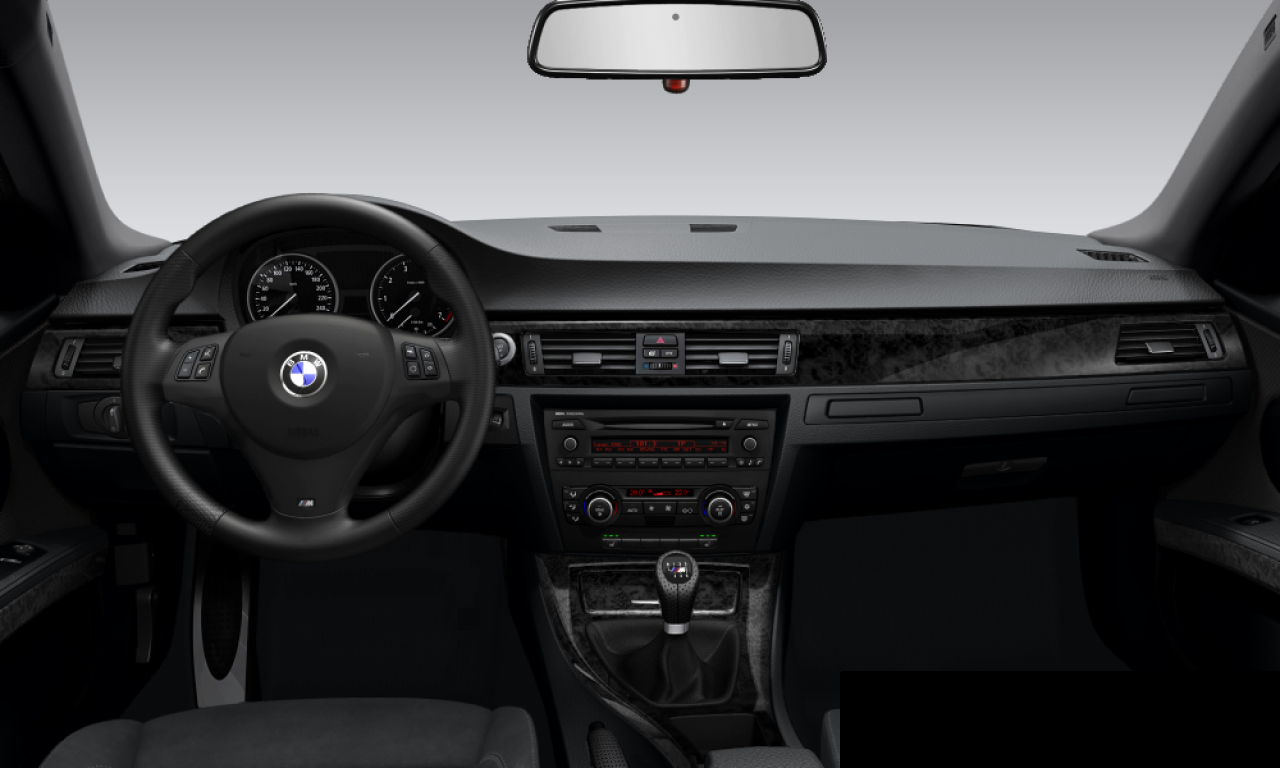 Interior of 2007 BMW 330d (E92), VIN WBAWD51000PW19079
