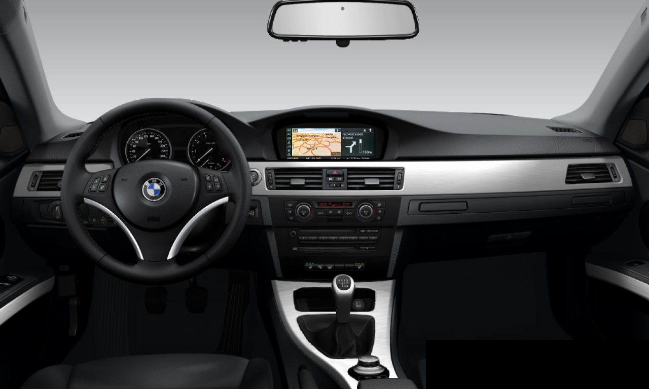Interior of 2008 BMW 330d (E92), VIN WBAWD51010PW19480