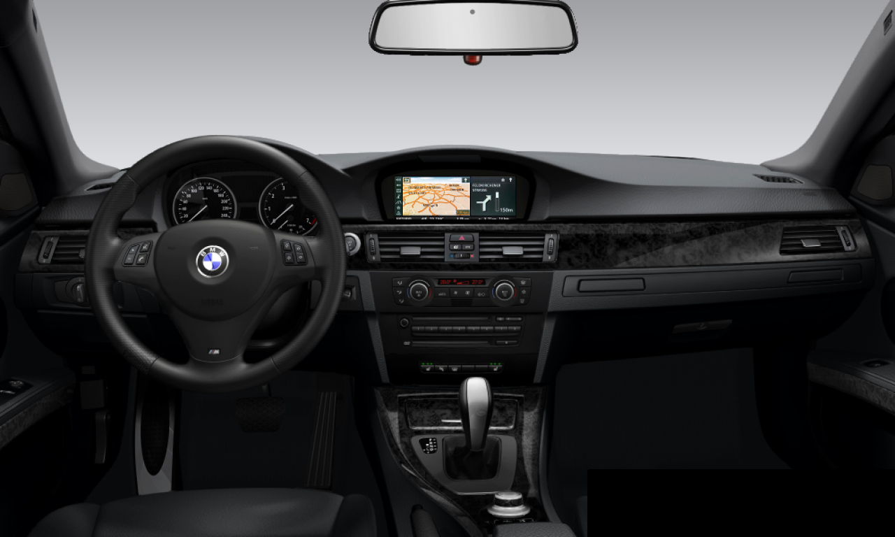 Interior of BMW 330d (E92), VIN WBAWD51030P067576