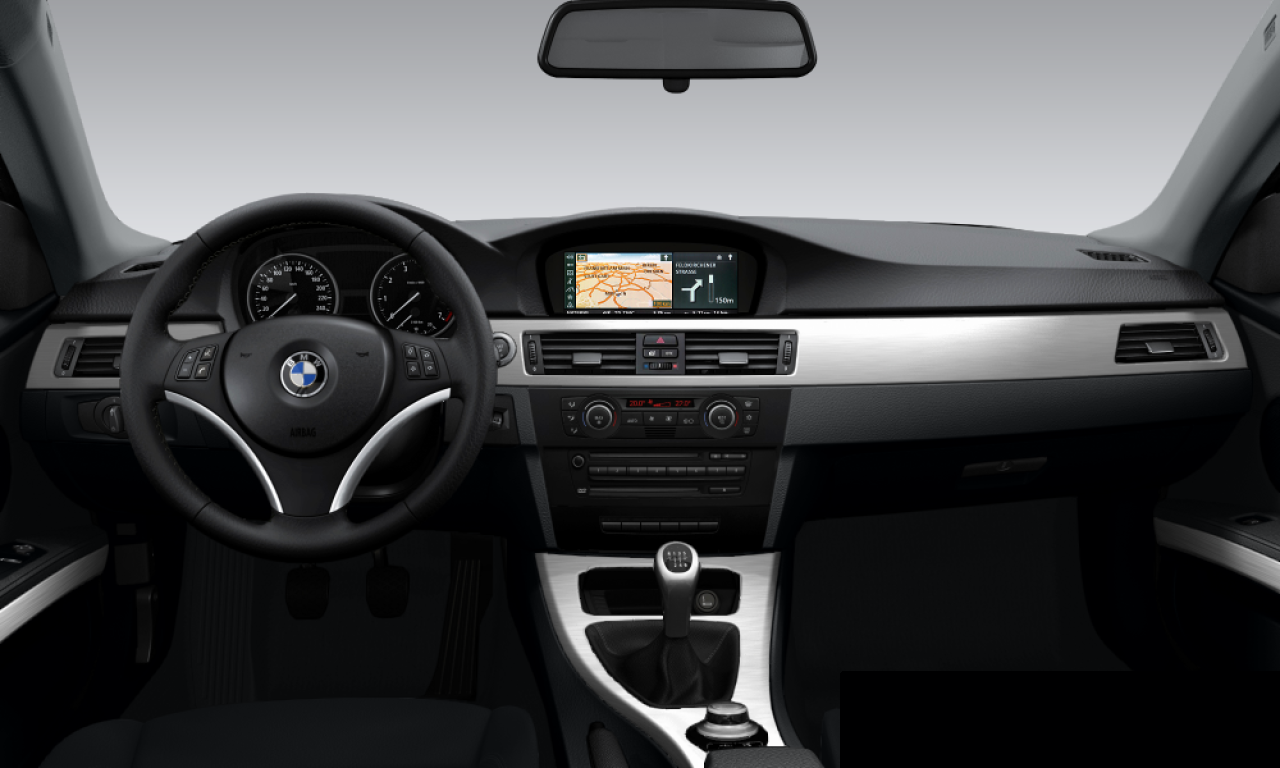 Interior of BMW 330d (E92), VIN WBAWD51070PW19547
