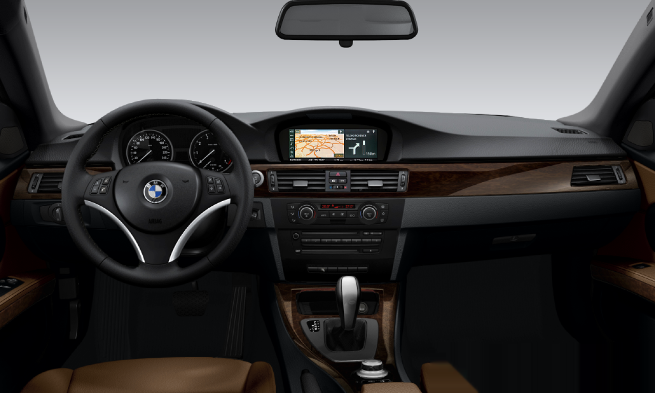 Interior of BMW 330d (E92), VIN WBAWD51070PW22030