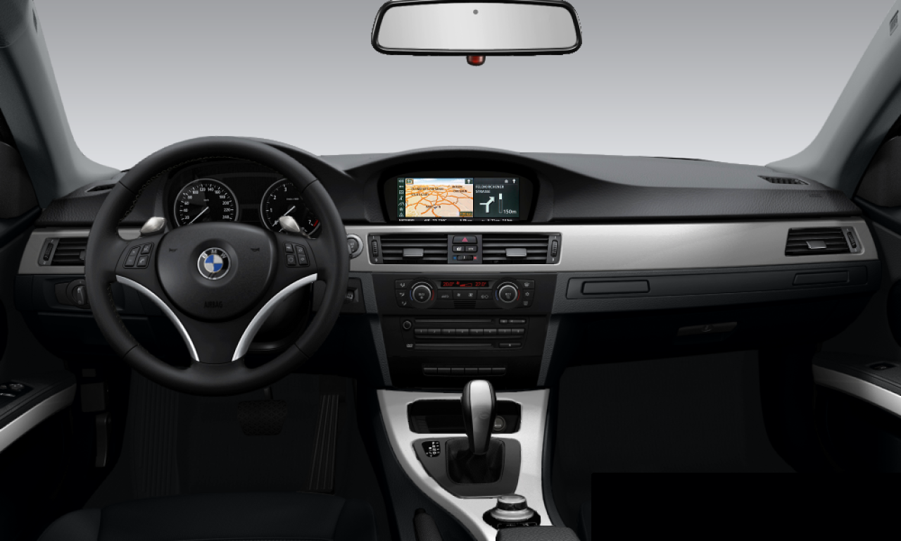 Interior of 2006 BMW 330d (E92), VIN WBAWD510X0P064769