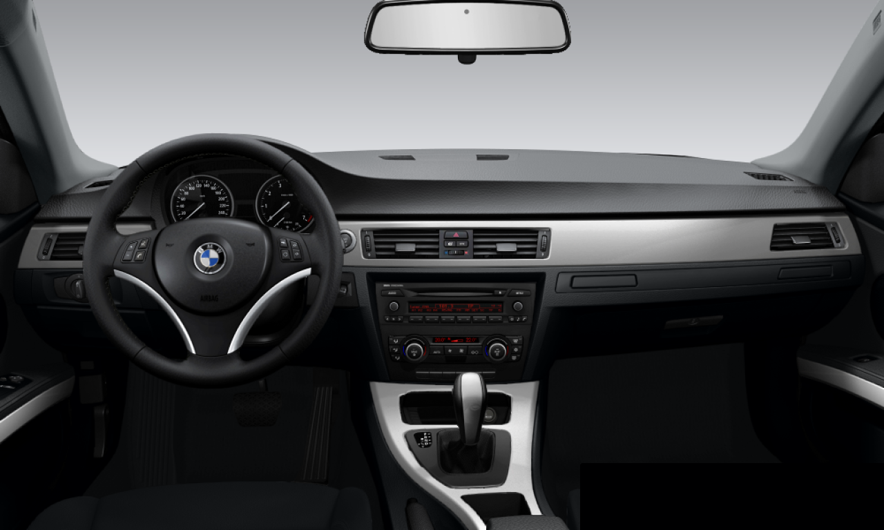 Interior of BMW 325i (E92), VIN WBAWE31040PV91949