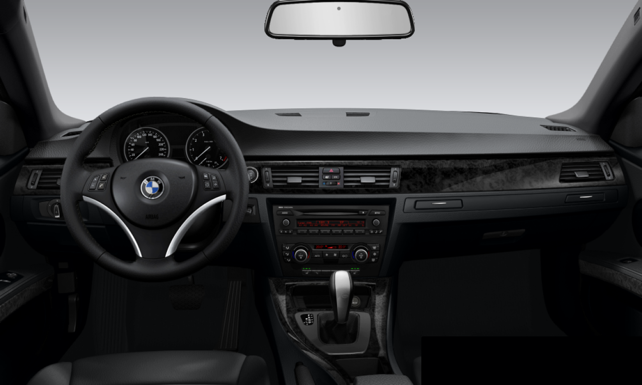 Interior of BMW 325i (E92), VIN WBAWE31060PV98563