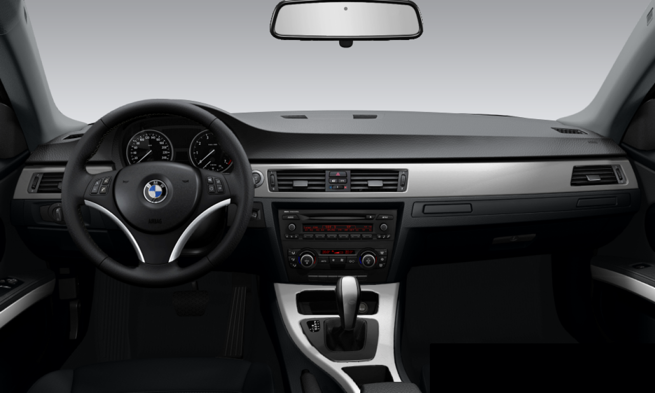 Interior of BMW 325i (E92), VIN WBAWE31090PV91784