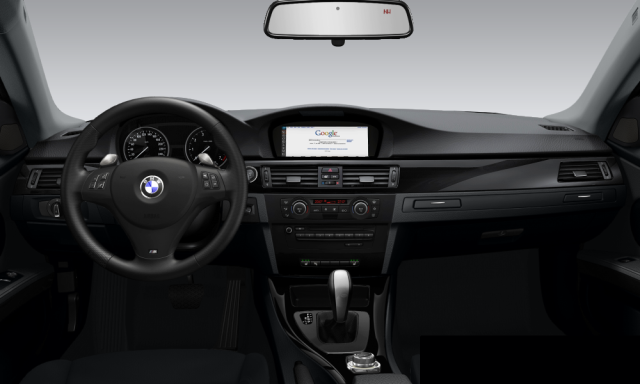 Interior of BMW 330i (E92), VIN WBAWE71040PV95507
