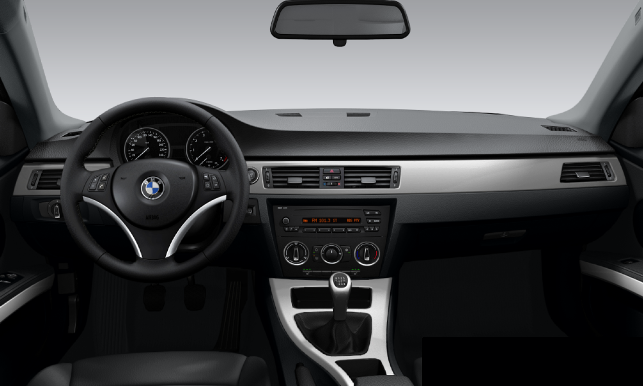 Interior of BMW 330i (E92), VIN WBAWE71060PV93516
