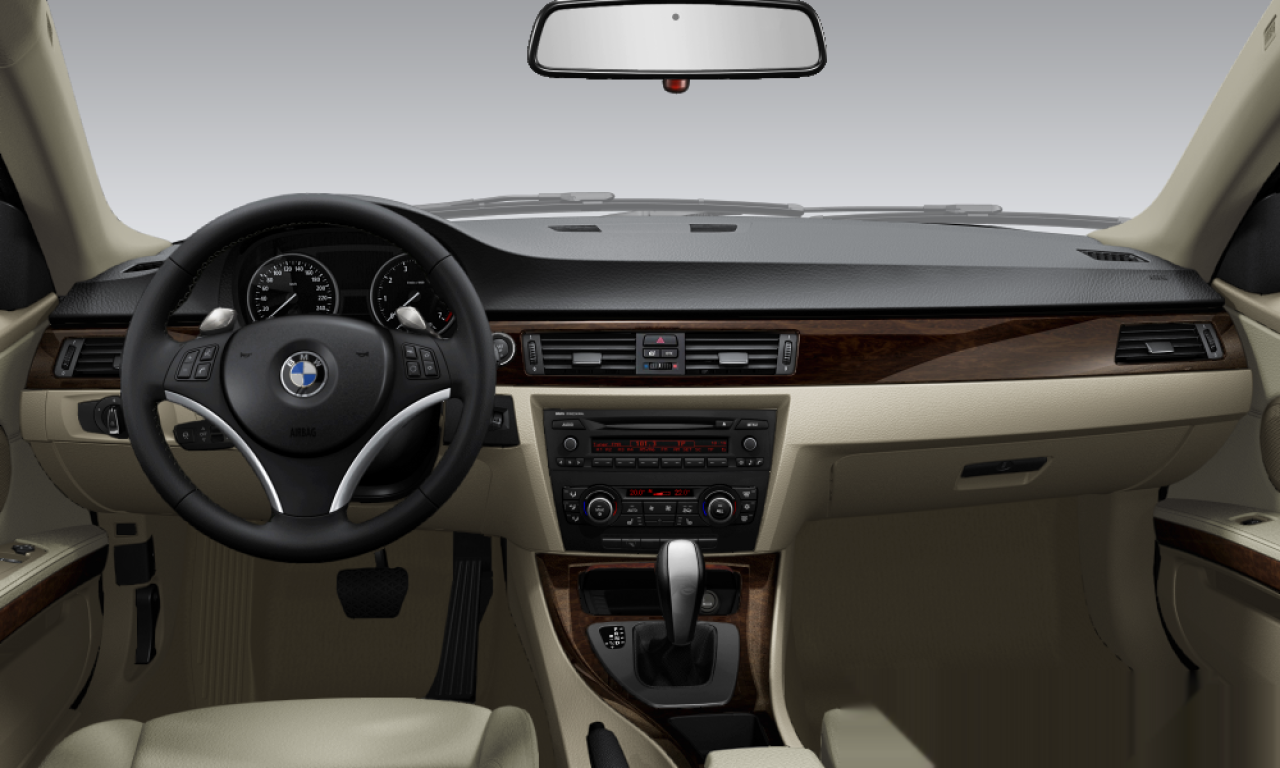 Interior of BMW 330i (E92), VIN WBAWE720X0PG15602