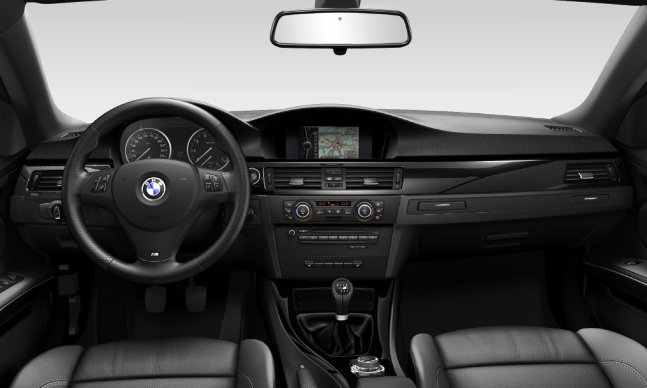 Interior of 2009 BMW 320i (E93), VIN WBAWK71010P234261