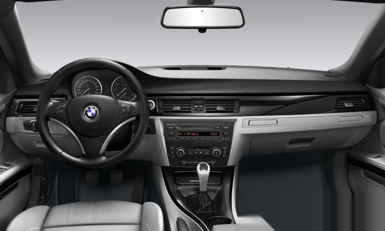 Interior of 2007 BMW 320i (E93), VIN WBAWK71020PX03129