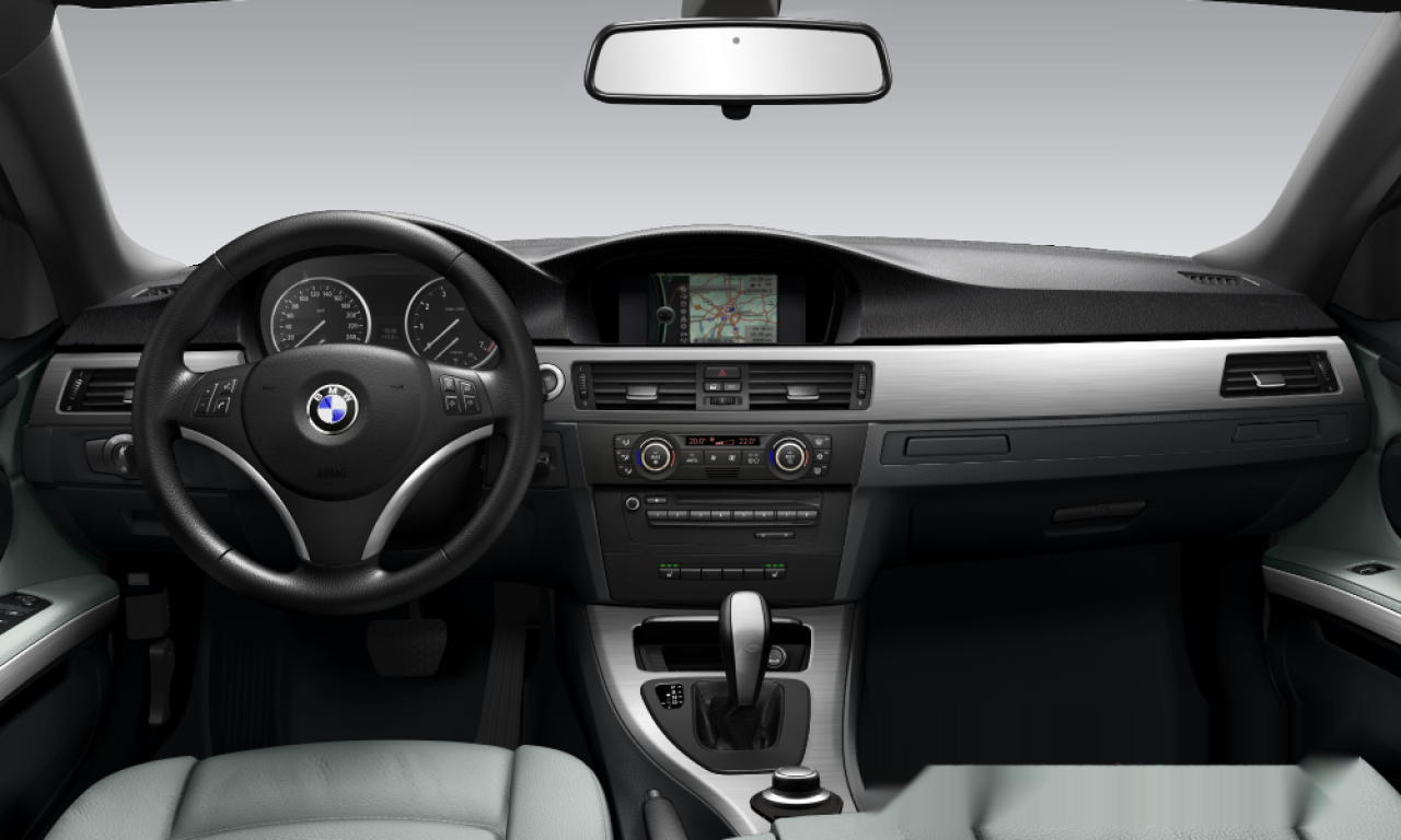 Interior of BMW 325i (E93), VIN WBAWL12040PD75028