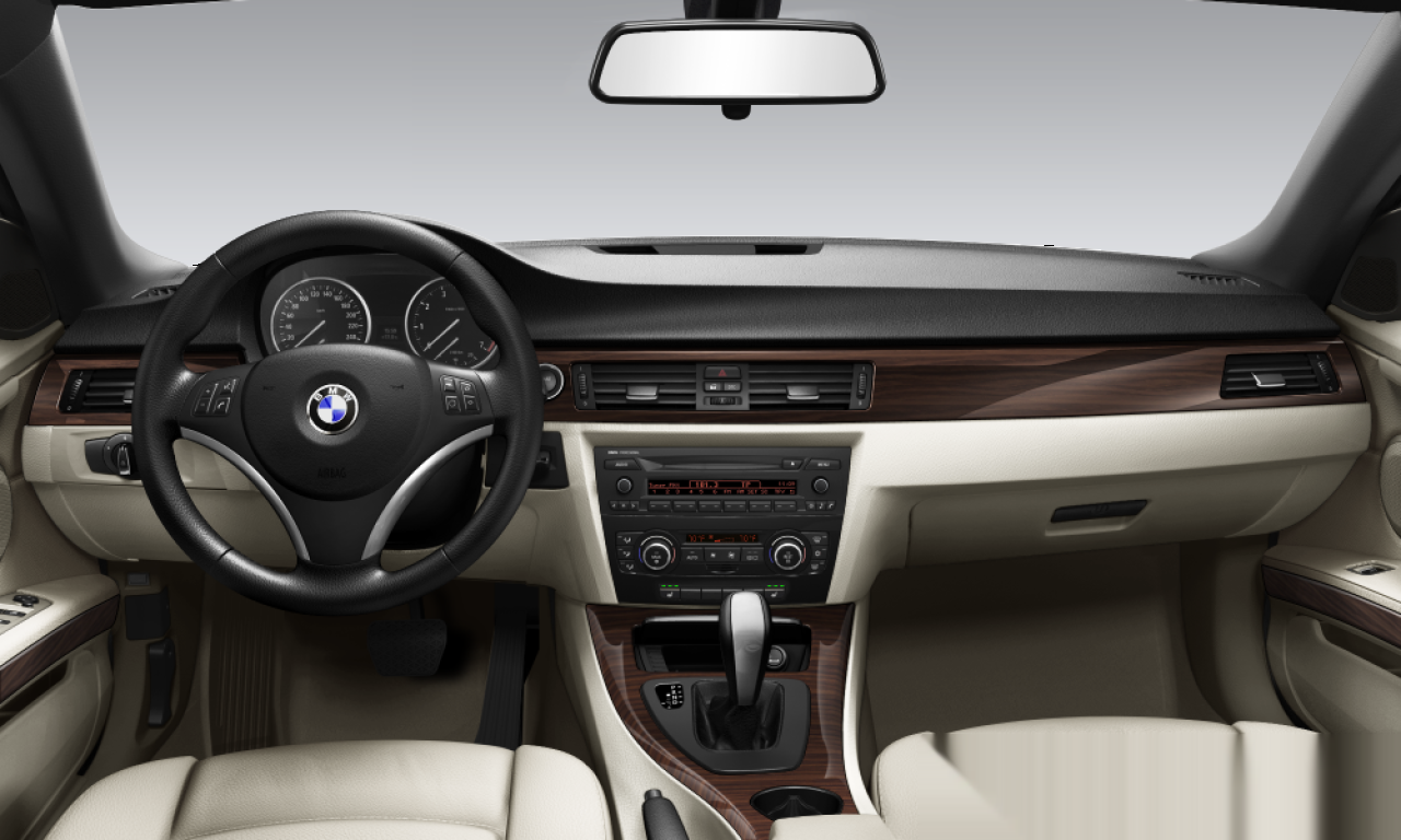 Interior of BMW 328i (E93), VIN WBAWL13549PX25732