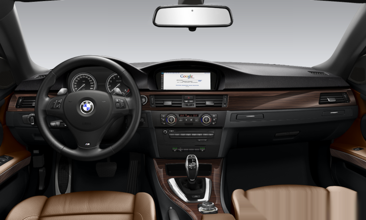 Interior of BMW 335i (E93), VIN WBAWL71080PX38125