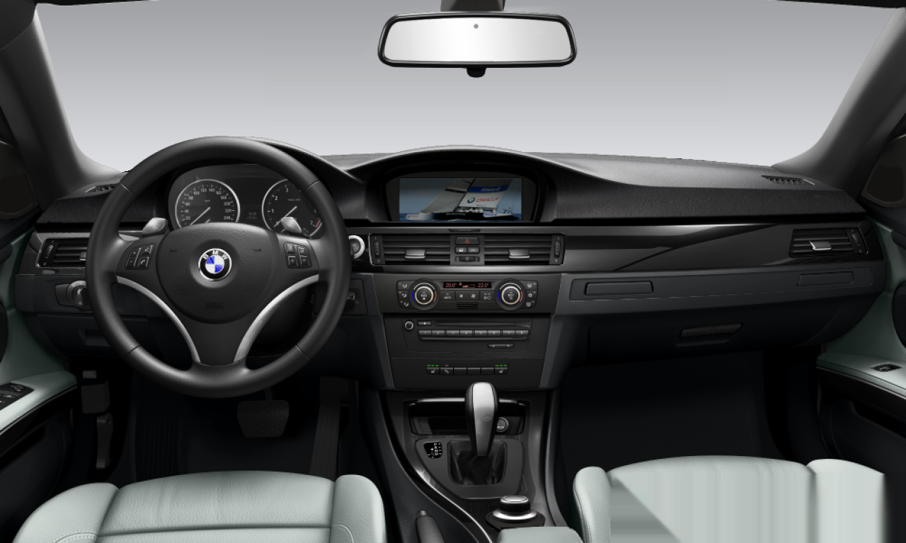 Interior of BMW 335i (E93), VIN WBAWL72030JZ96828