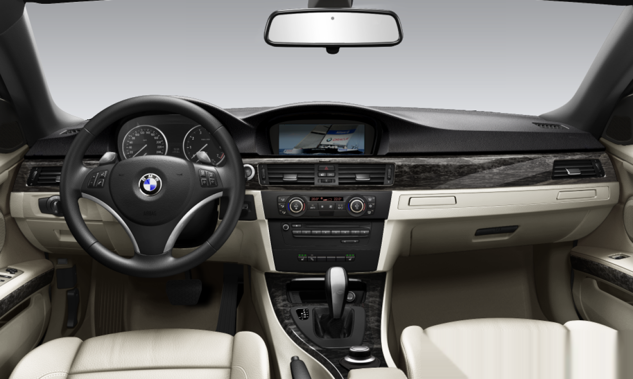 Interior of 2007 BMW 335i (E93), VIN WBAWL72050JZ95485