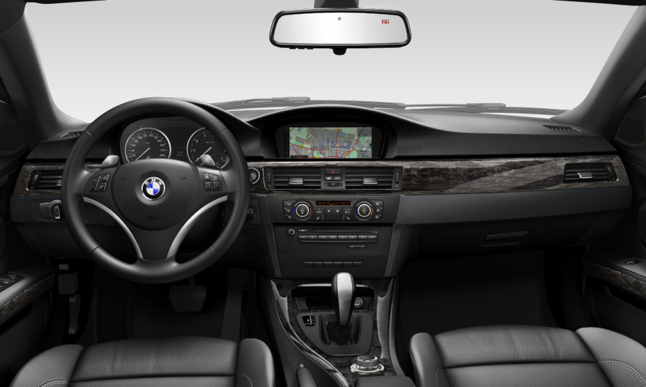 Interior of BMW 335i (E93), VIN WBAWL73509P180325