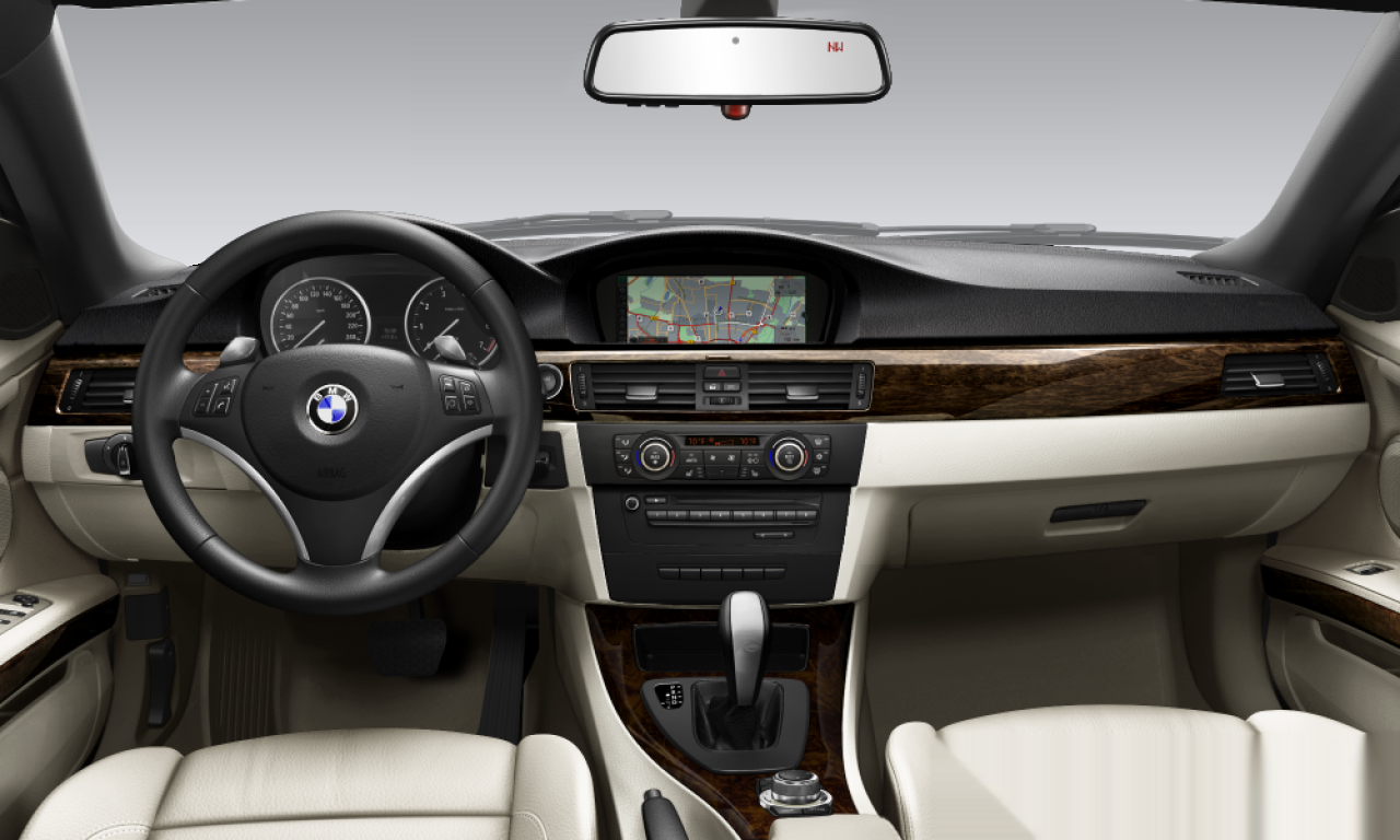Interior of BMW 335i (E93), VIN WBAWL73529P473692