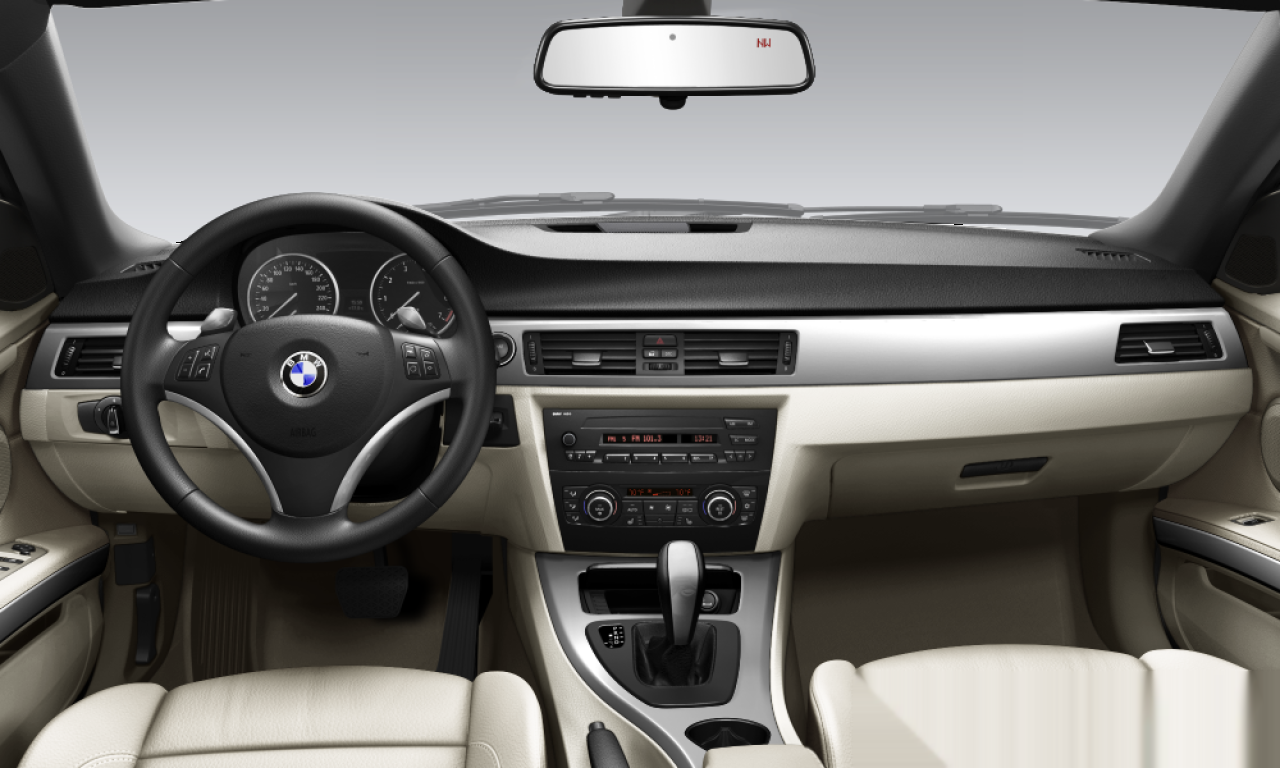 Interior of BMW 335i (E93), VIN WBAWL73587PX50147