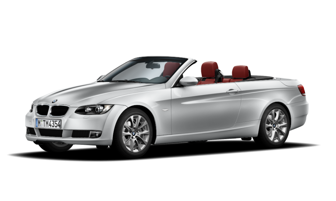 Exterior of BMW 320d (E93), VIN WBAWM31090E136867
