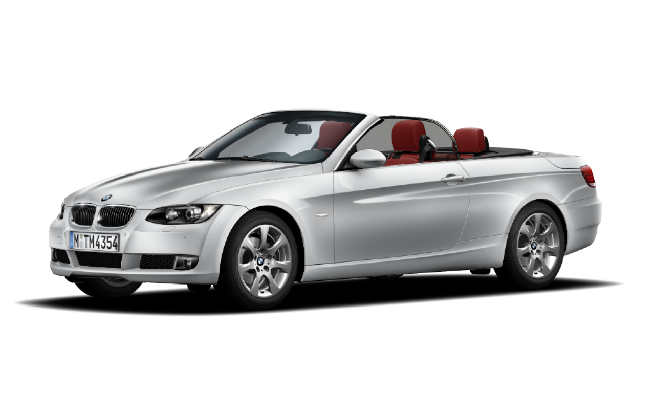 Exterior of BMW 330d (E93), VIN WBAWM51020P097801