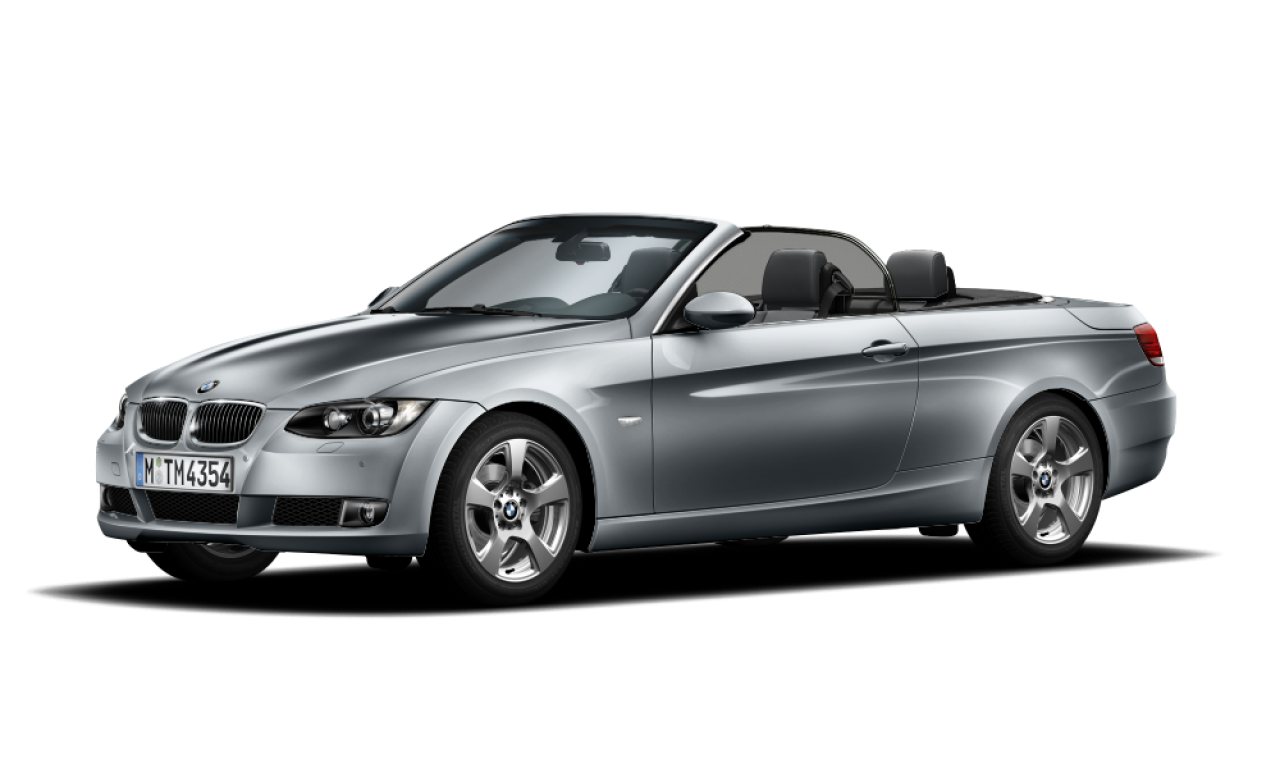 Exterior of BMW 325d (E93), VIN WBAWM71000PV61969