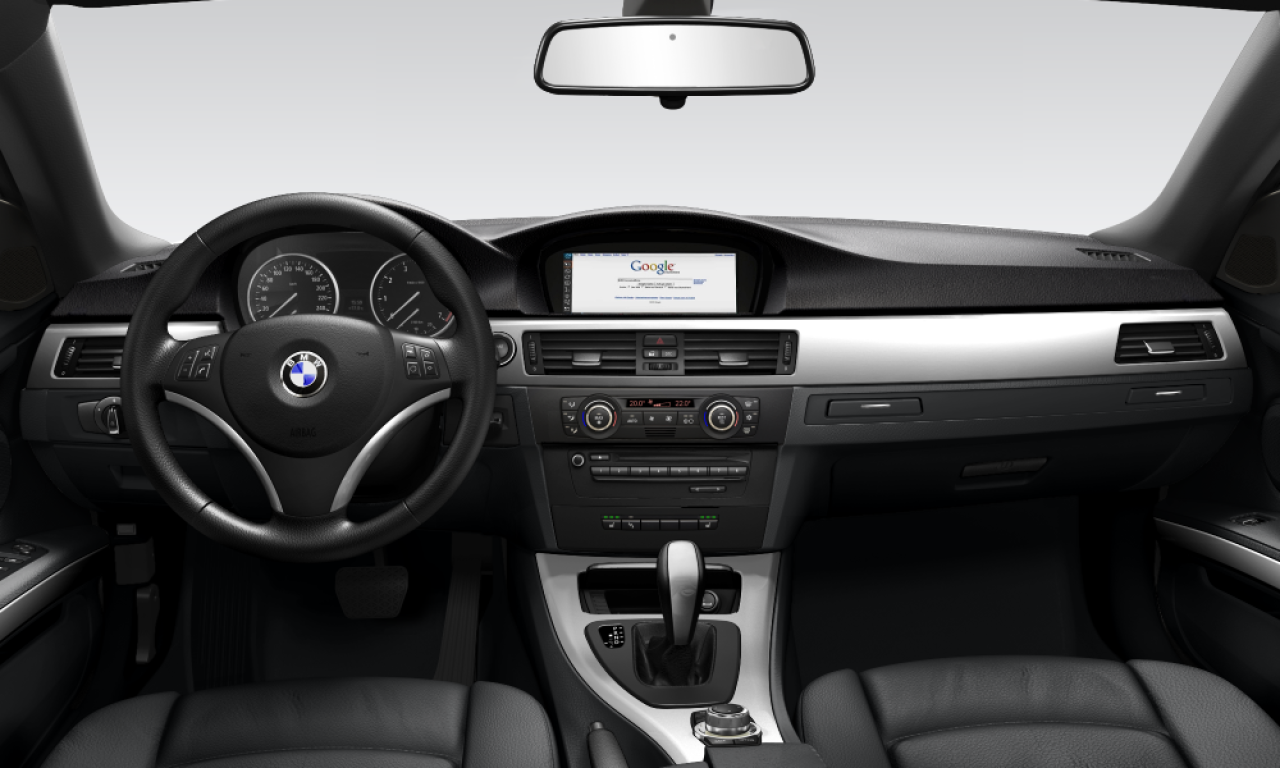 Interior of BMW 325d (E93), VIN WBAWM71000PV61969