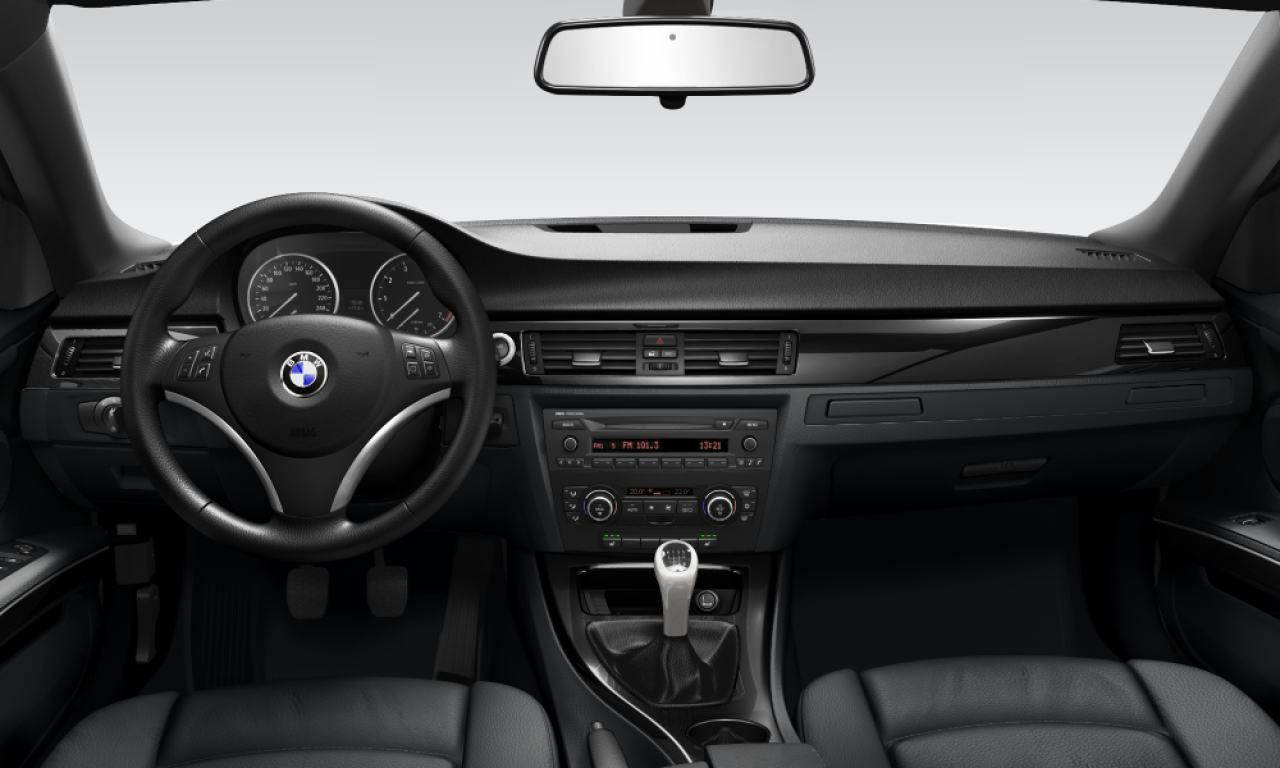 Interior of 2007 BMW 325d (E93), VIN WBAWM710X0PR66026
