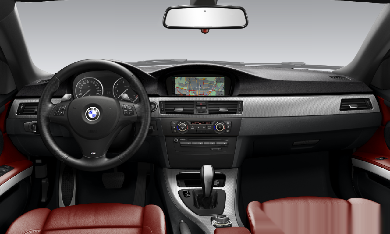 Interior of BMW 325d (E93), VIN WBAWM72000E112706