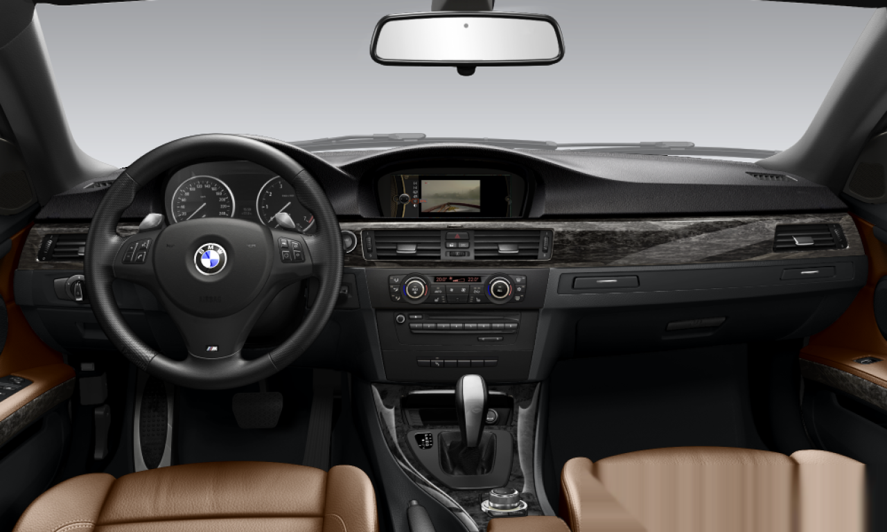 Interior of BMW 330d (E93), VIN WBAWM92040E268324