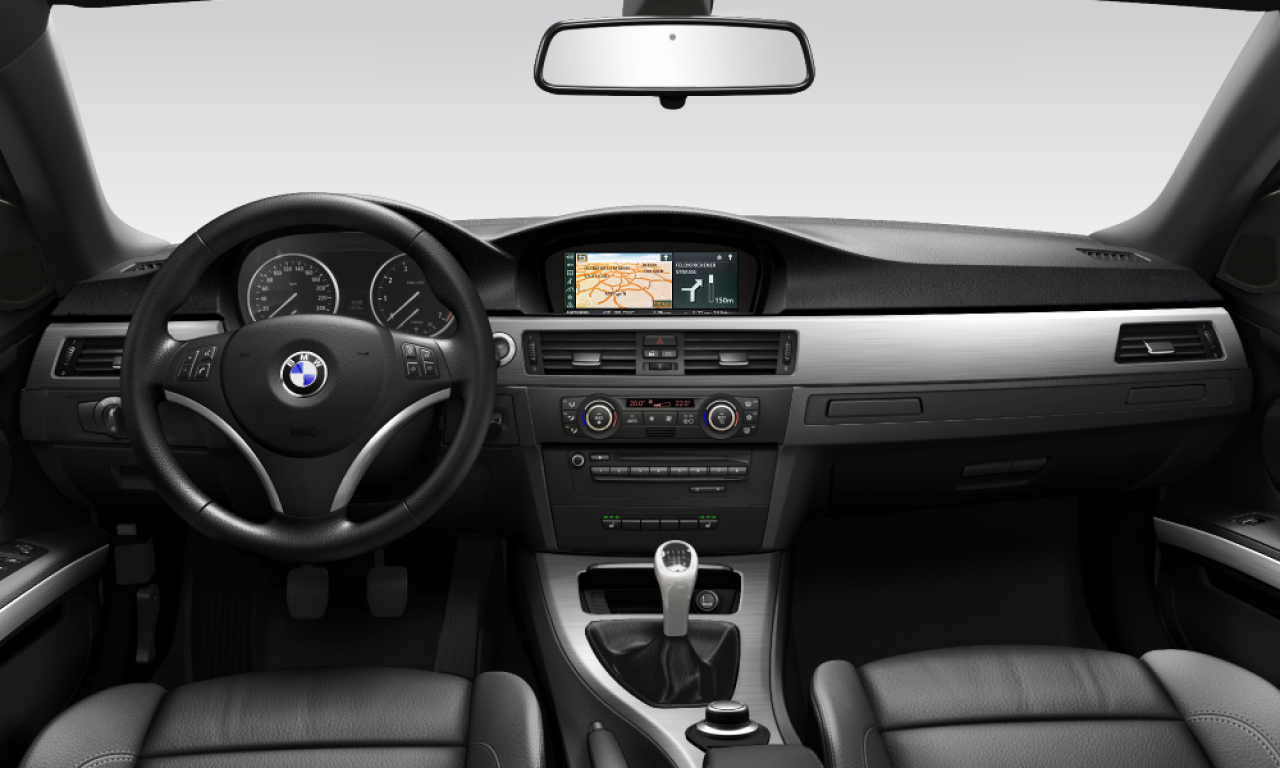 Interior of 2007 BMW 325i (E93), VIN WBAWN31010PR38217