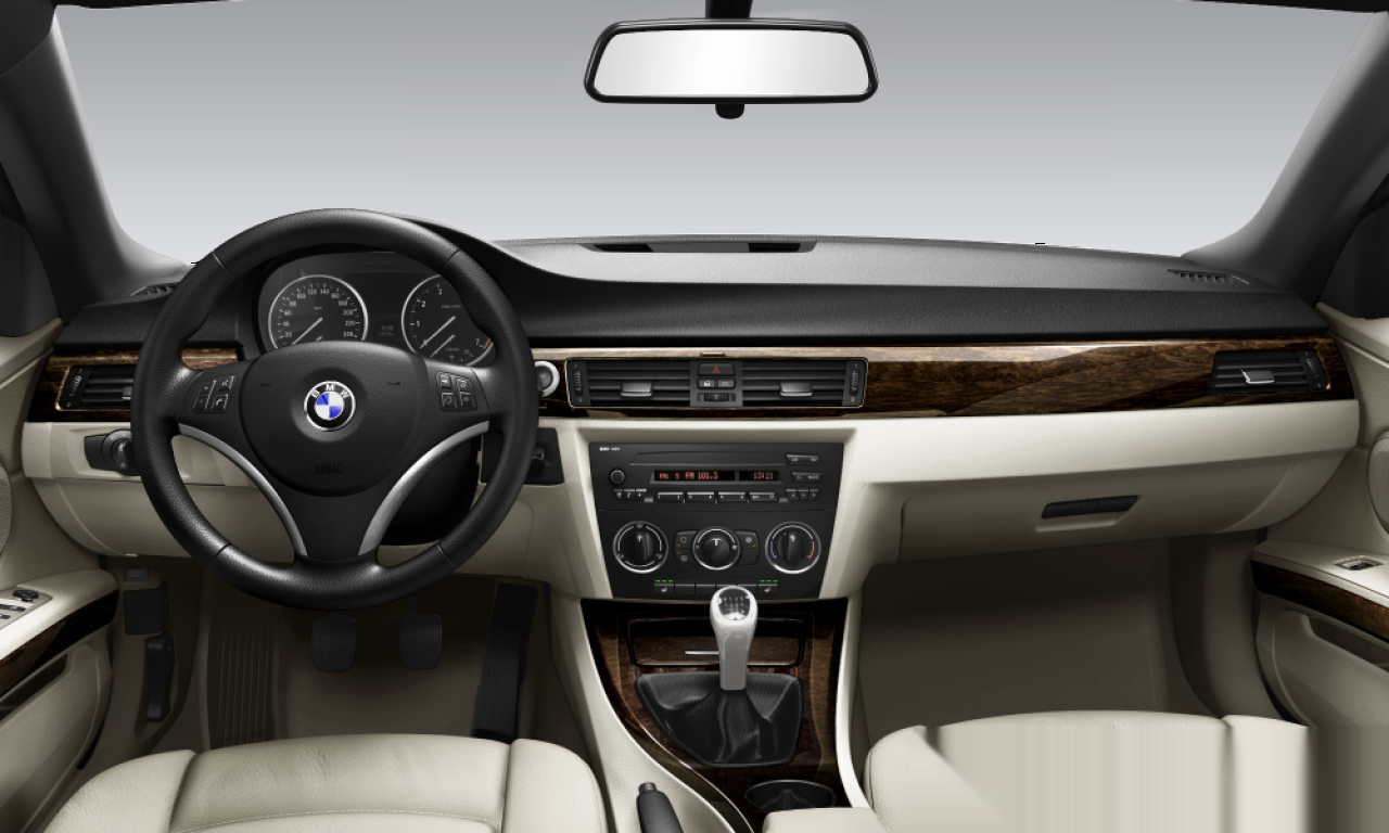 Interior of BMW 325i (E93), VIN WBAWN31070PR39792