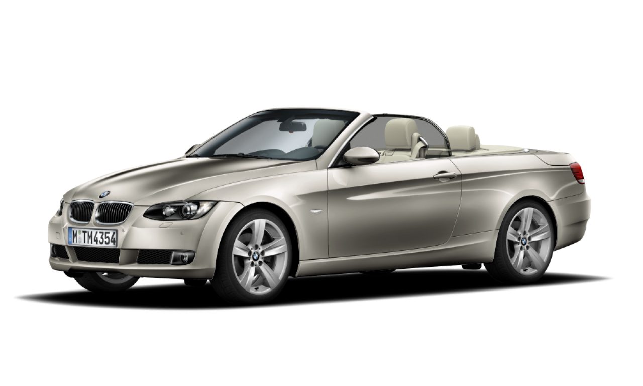 Exterior of BMW 325i (E93), VIN WBAWN31090PR38501
