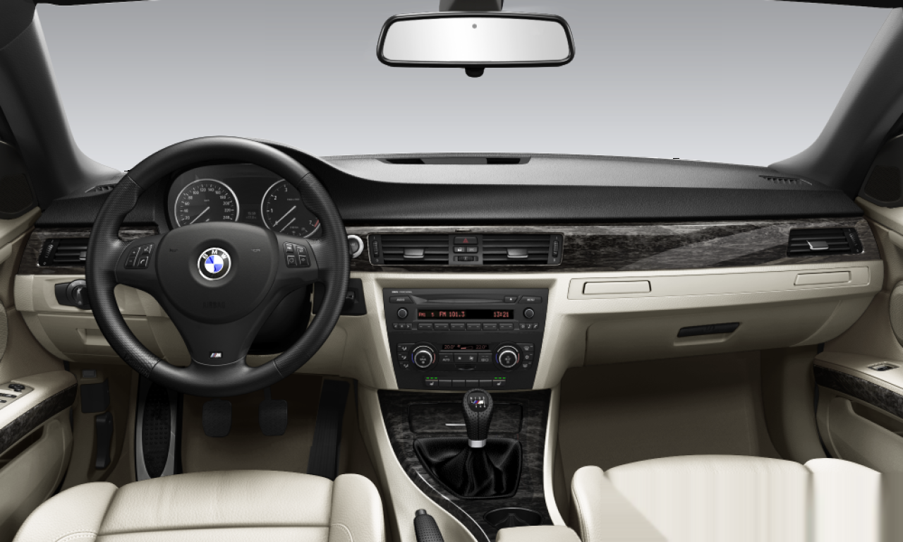 Interior of BMW 325i (E93), VIN WBAWN310X0P171032