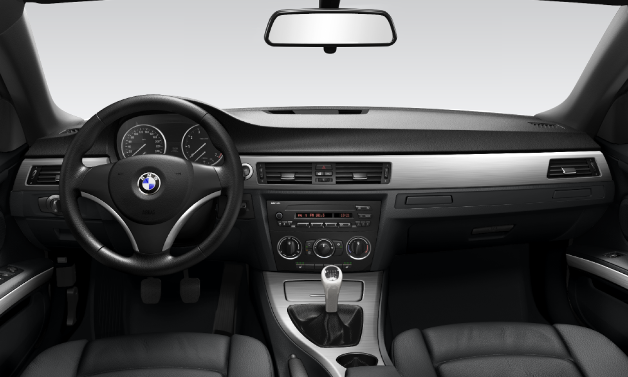Interior of BMW 325i (E93), VIN WBAWN310X0PR39866