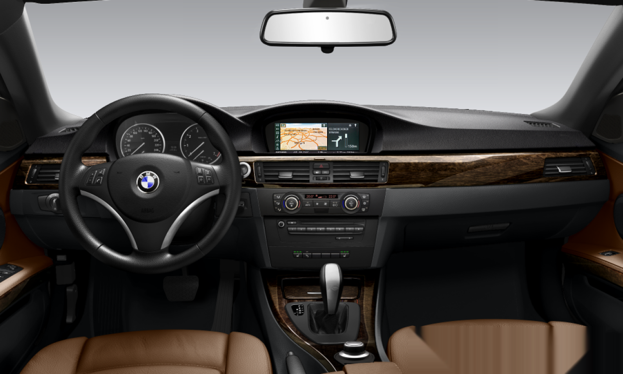 Interior of 2007 BMW 325i (E93), VIN WBAWN310X0PY98154
